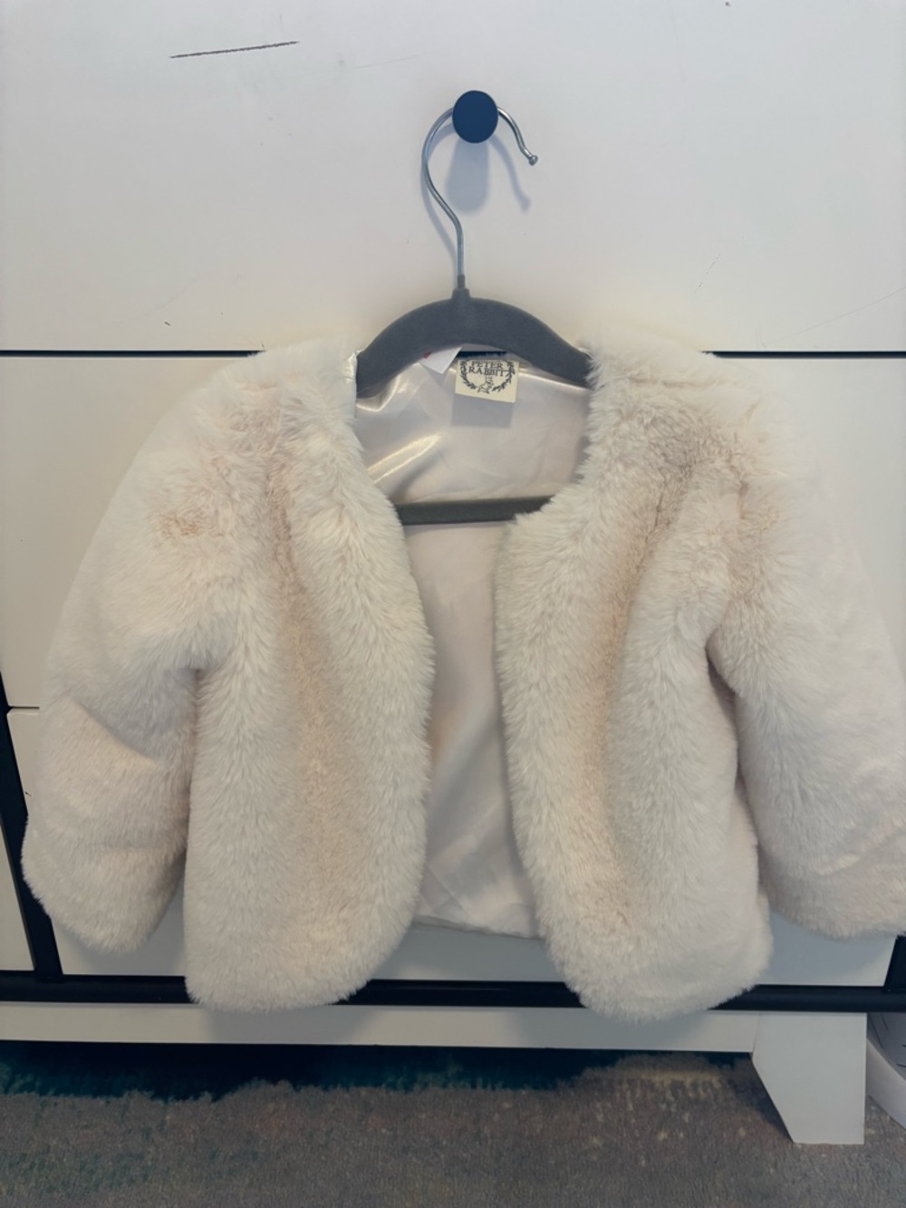 Toddler Peter Rabbit faux fur coat - 2T-3T